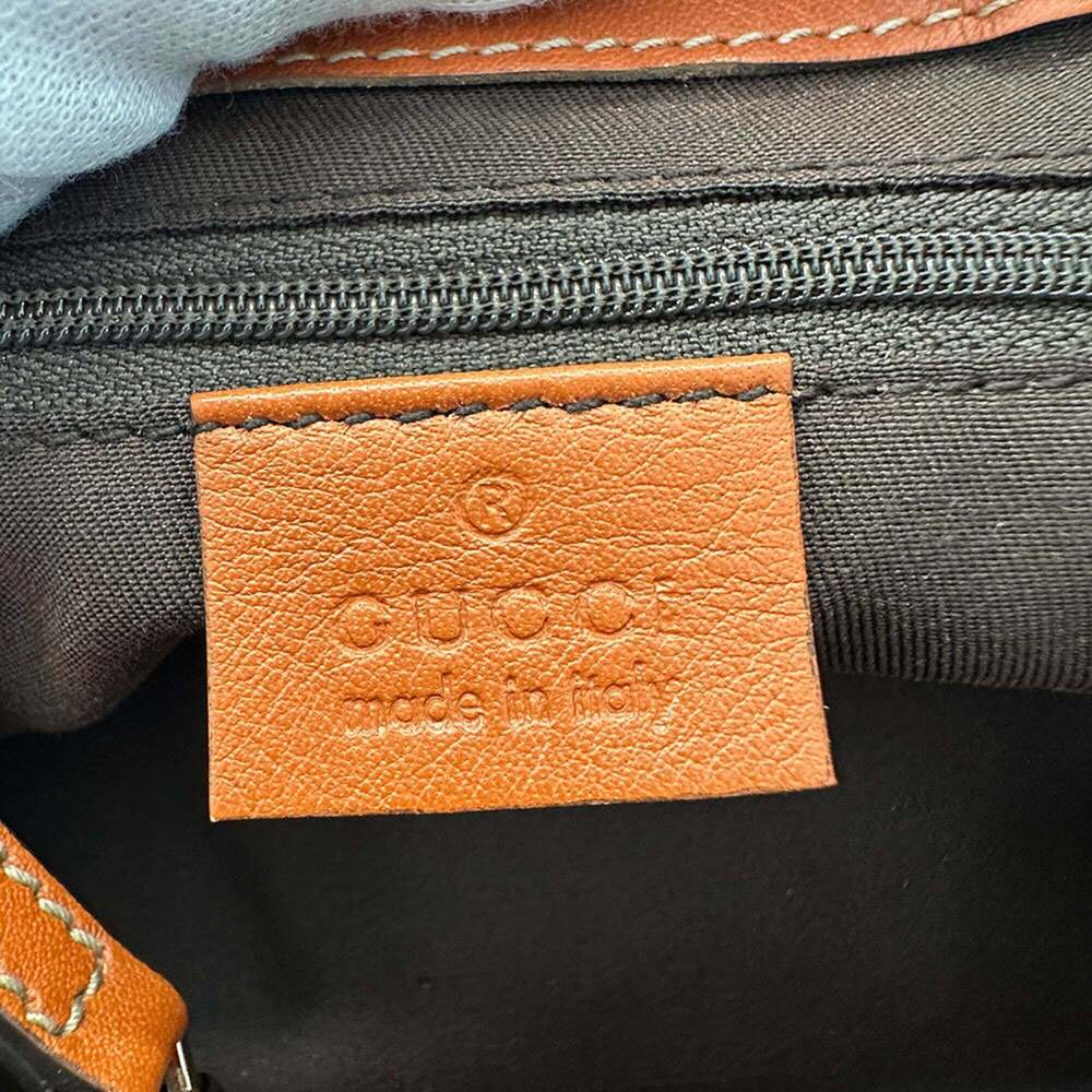 GUCCI Cream Canvas Shoulder Bag - Picture 10 of 10